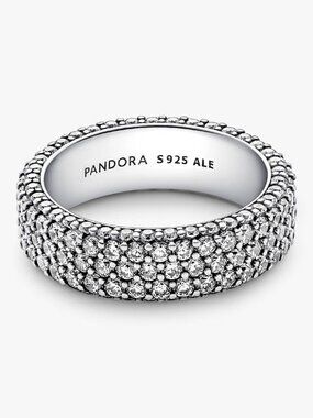 Pandora Timeless Pav�� Triple-row Ring